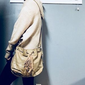 Drawstring Bucket Taupe main image 1